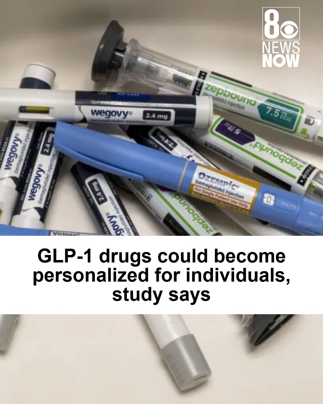 A new study conducted by leading researchers across the United States suggests GLP-1s could have a much greater impact beyond obesity. https://www.8newsnow.com/news/national-news/glp-1-drugs-could-become-personalized-for-individuals-study-says 