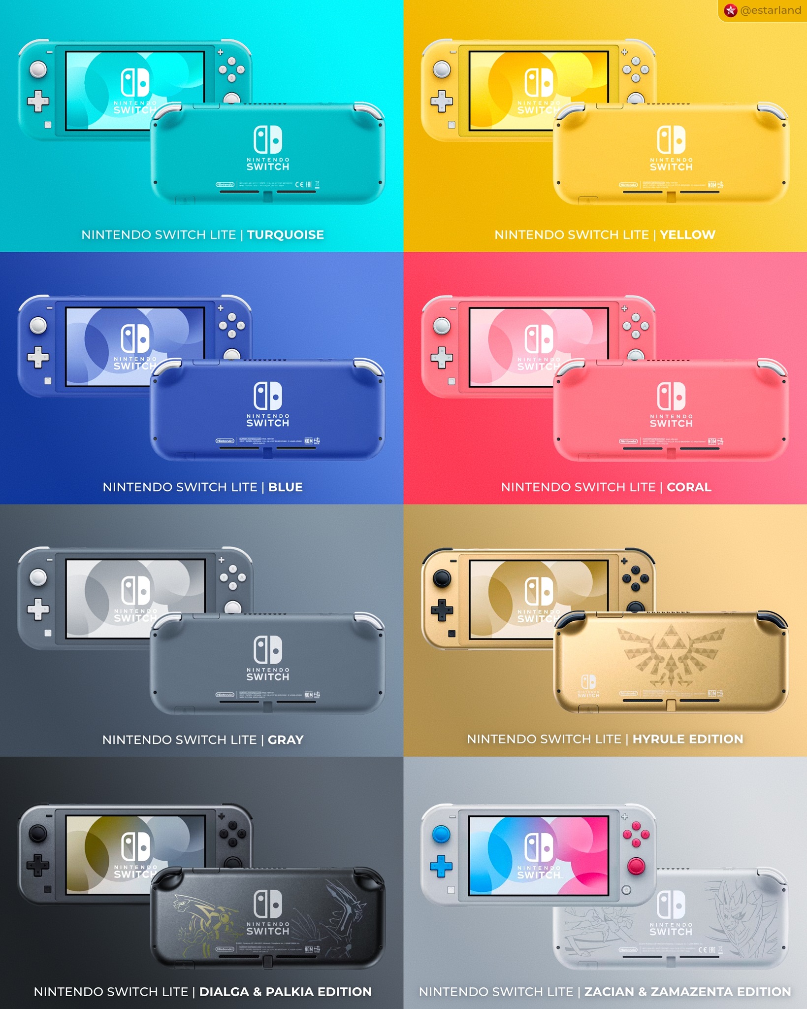 Every Color of Nintendo Switch Lite! 🎨