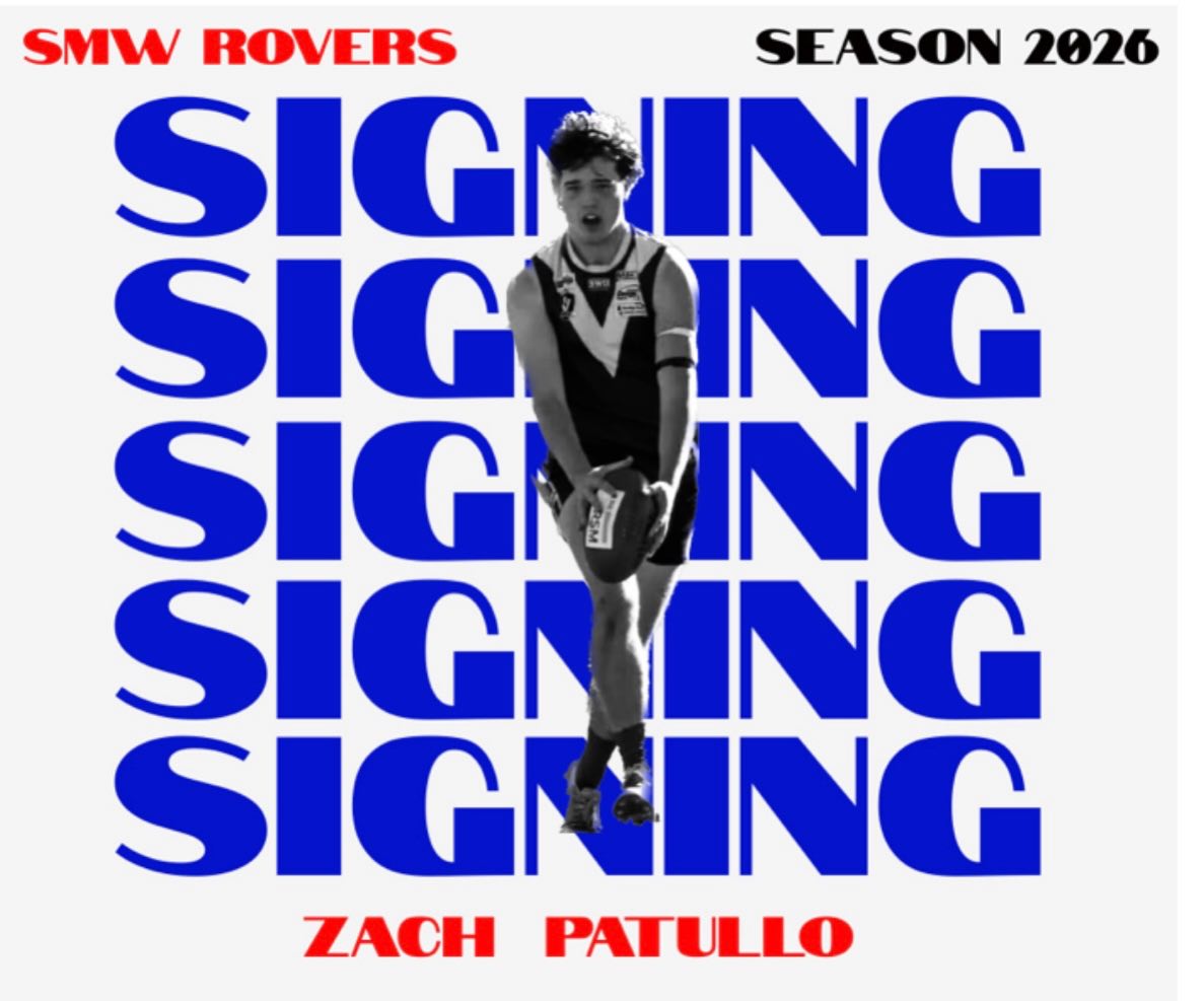 🔴⚪🔵2026 SIGNING ⚪🔴🔵 The... - SMW Rovers Football Netball Club | Facebook