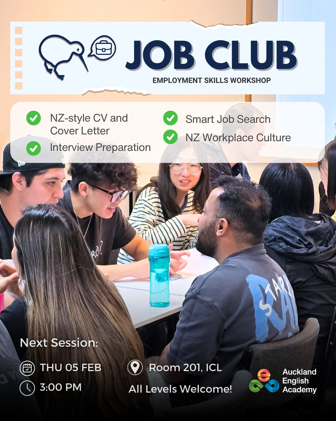 Auckland - 📢 #JobClub 𝗧𝗵𝗶𝘀 𝗧𝗵𝘂𝗿𝘀𝗱𝗮𝘆 𝟬𝟱 𝗙𝗲𝗯𝗿𝘂𝗮𝗿𝘆 💼 🔎 𝗦𝗲𝗮𝗿𝗰𝗵𝗶𝗻𝗴 𝗳𝗼𝗿 𝘆𝗼𝘂𝗿 ...