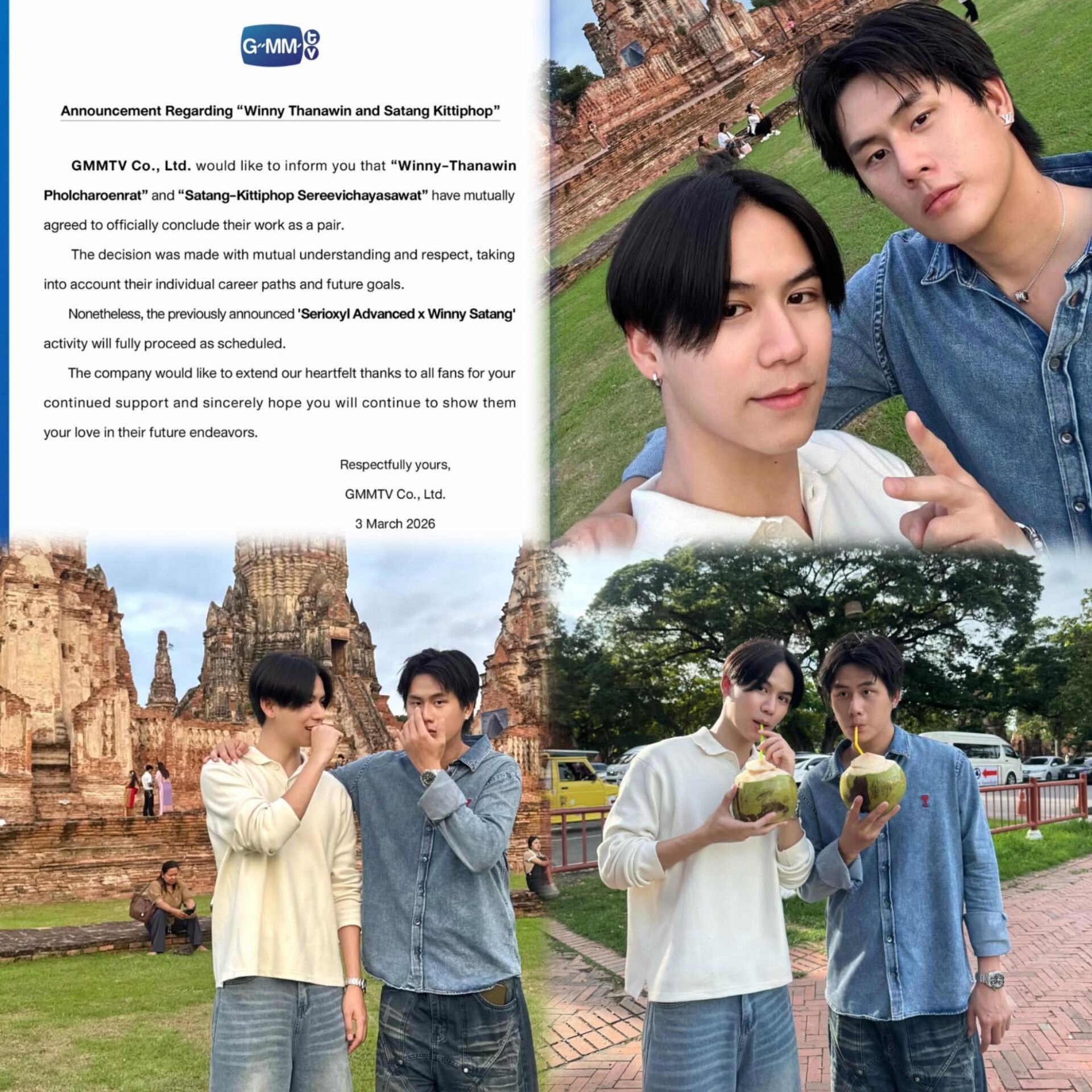 Winnysatang first public appearance on gmmtv
