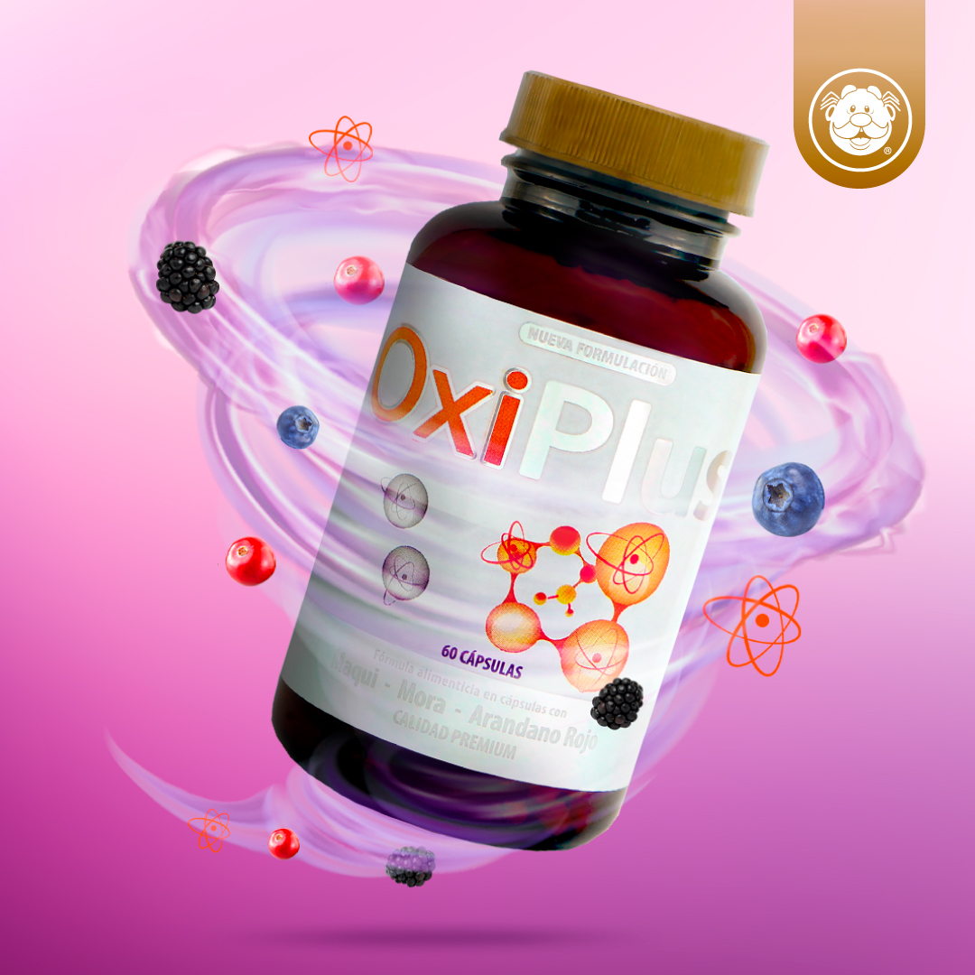 Farmacias - Oxiplus es una fórmula alimenticia en cápsulas con Maqui ...