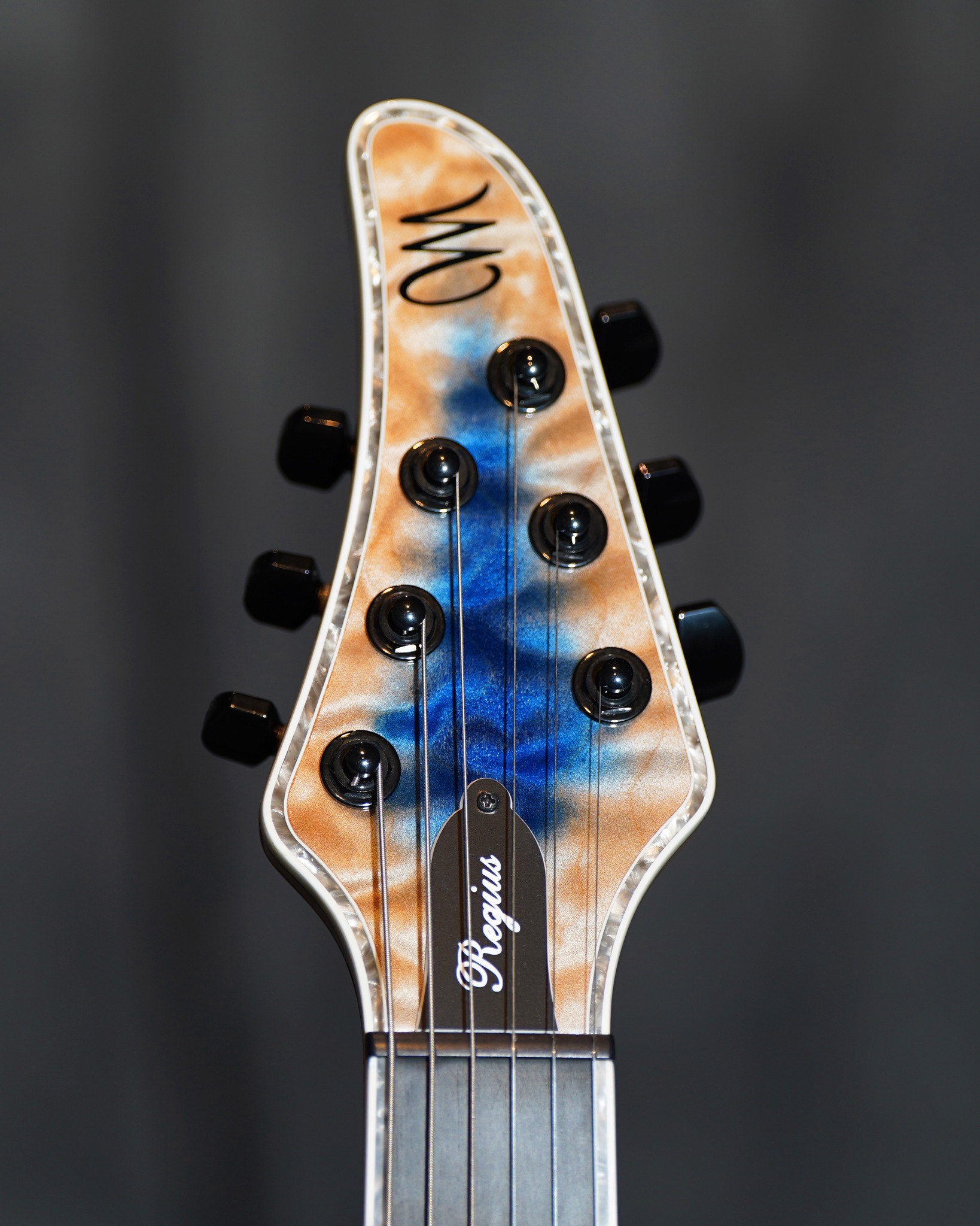 Mayones Regius V24 6 5A Grade Quilted Maple Top Trans Natural Fade