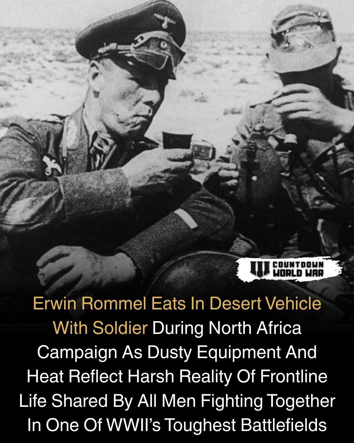 The North African campaign of World W@r II was fought under some