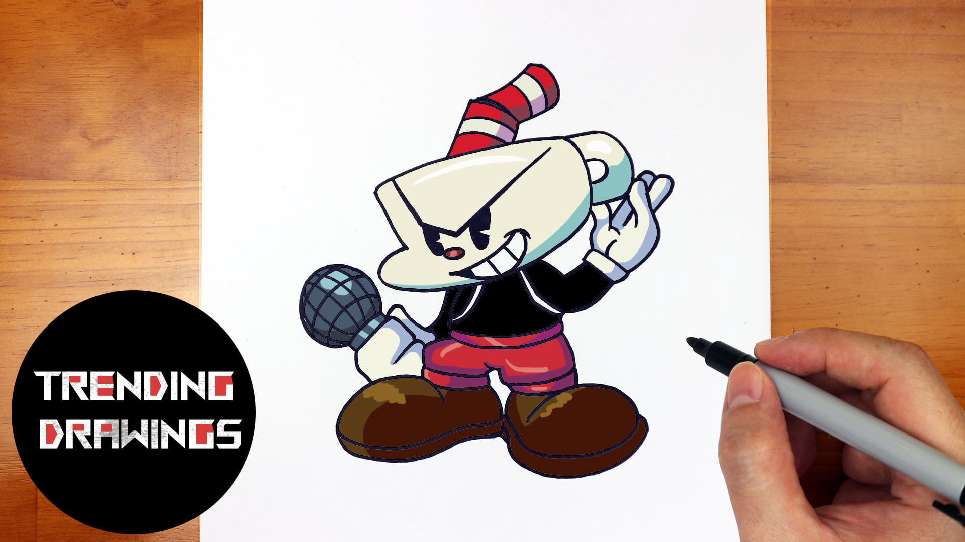 Drawing FNF MOD character... - Drawing Animals - How To Draw | Facebook