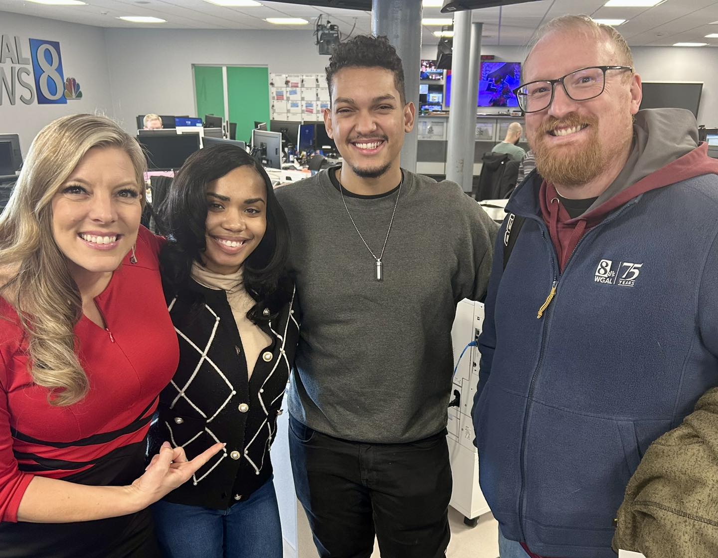 Katelyn - Look 👀 who stopped by the newsroom! Jake Reyes now lives and ...