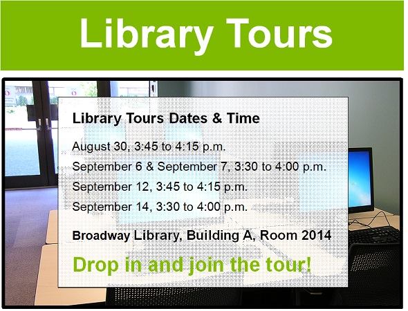 VCC Library - Get to know your Library. Drop in for a Library Tour ...
