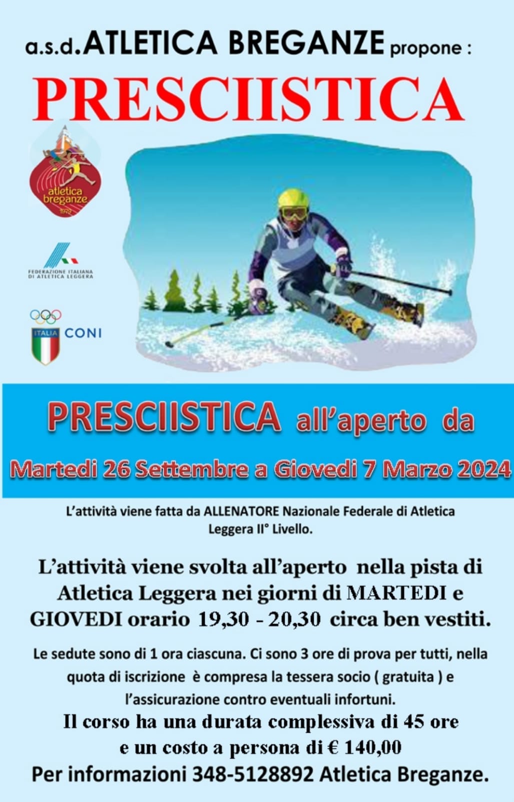 sei di Breganze se... | Atletica Breganze per la stagione 2023/24 ...