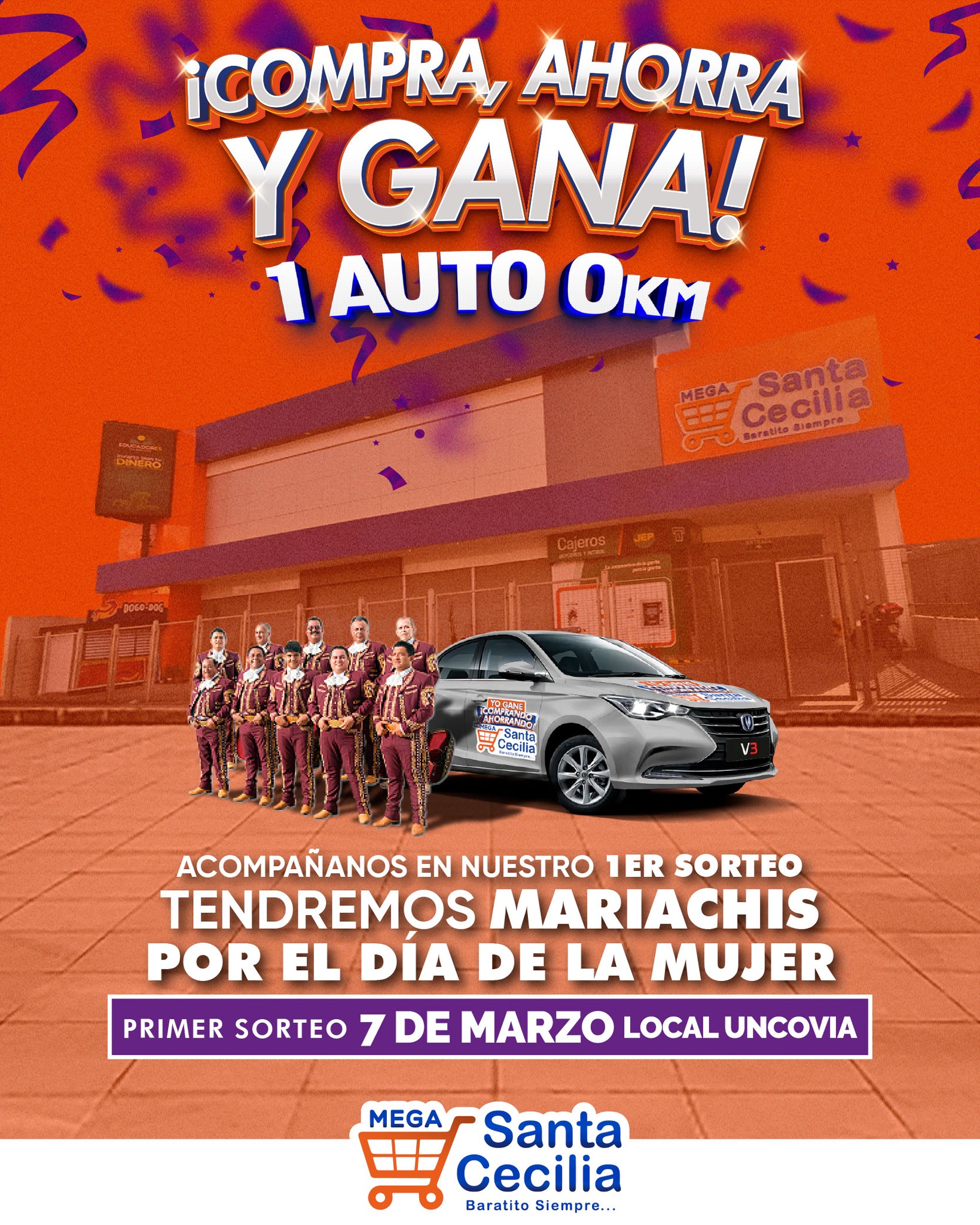 PRIMER SORTEO 7 DE MARZO DE 2026... - Mega Santa Cecilia | Facebook