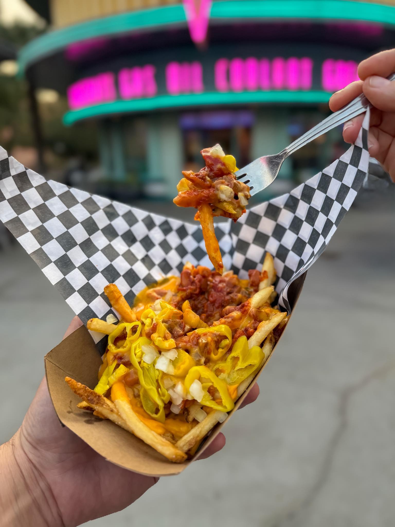 Food - The New Fast Track Loaded Fries from Flo’s V8 Cafe in DCA $11.99 ...