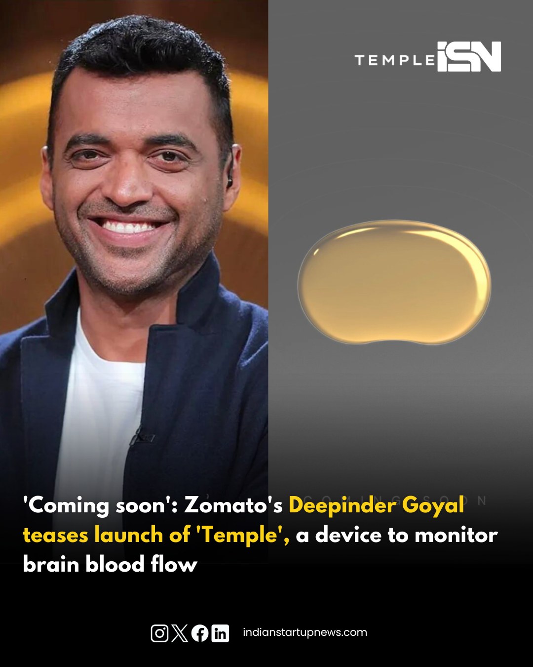 Indian - Deepinder Goyal, founder and CEO of Zomato’s parent company ...