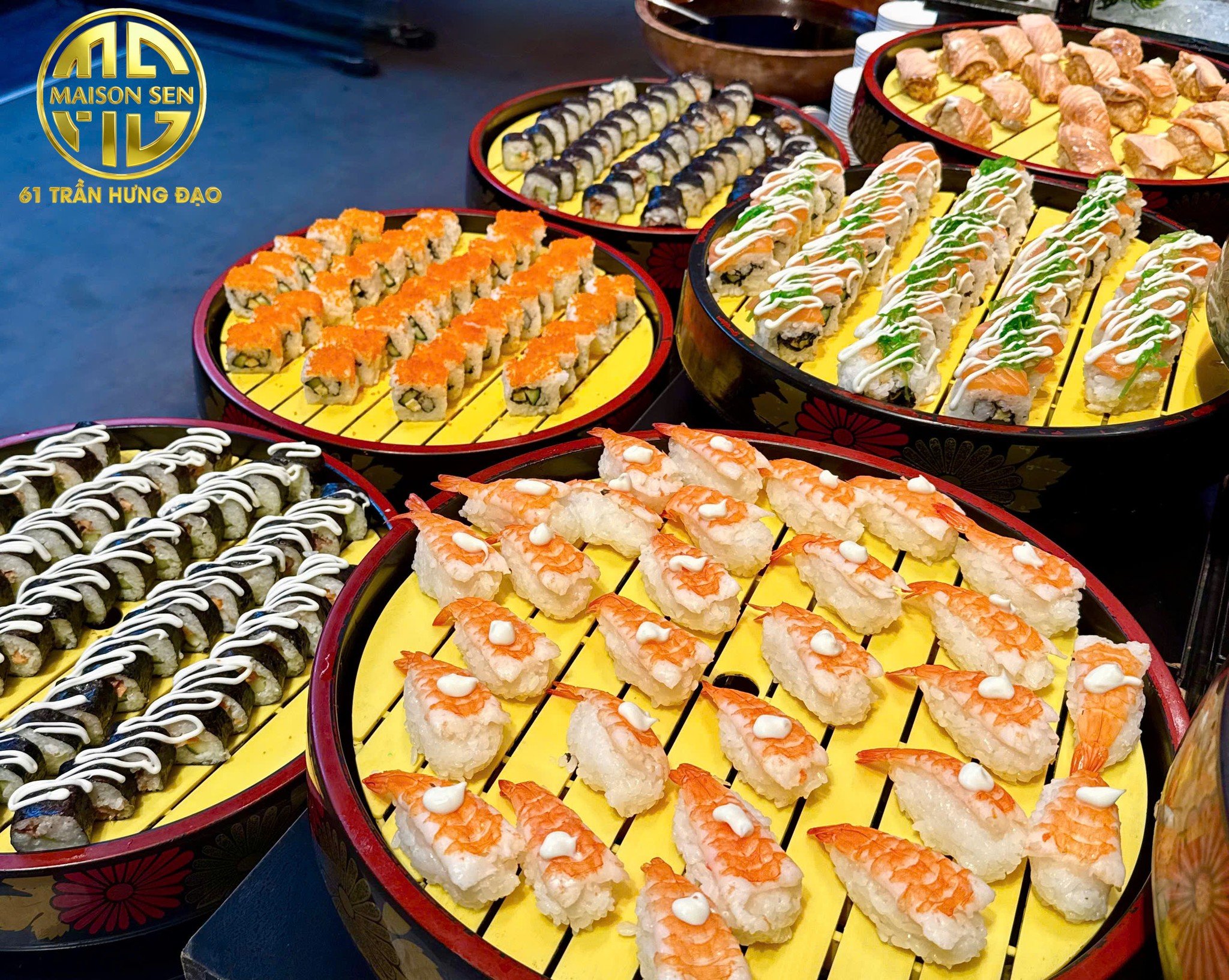 🍣 SUSHI – SASHIMI 61 TRẦN HƯNG ĐẠO CHUẨN NHẬT CHUẨN NGON Sushi đủ