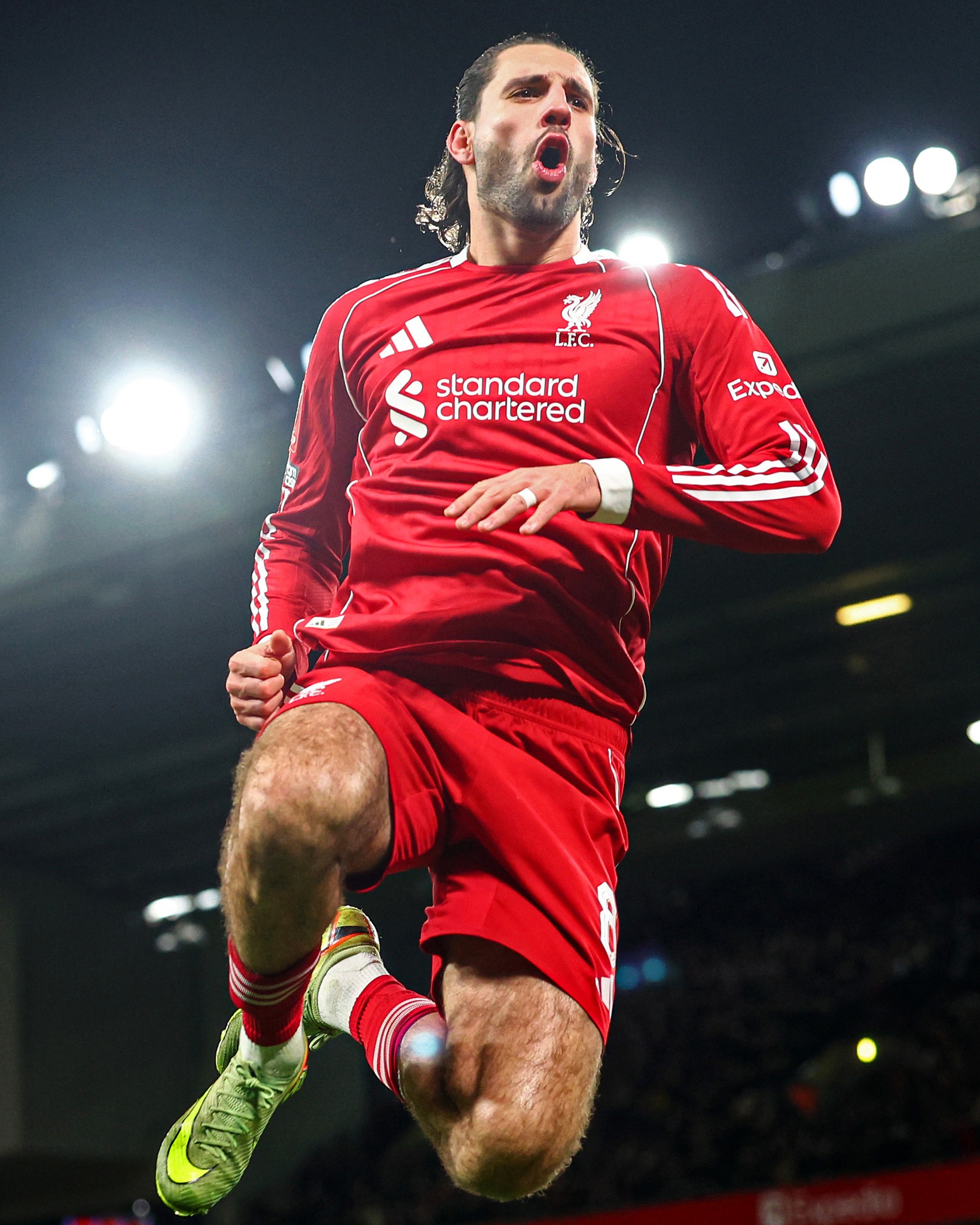 The scorer of Liverpool's goal is number 8, Dominik Szoboszlai” ✊