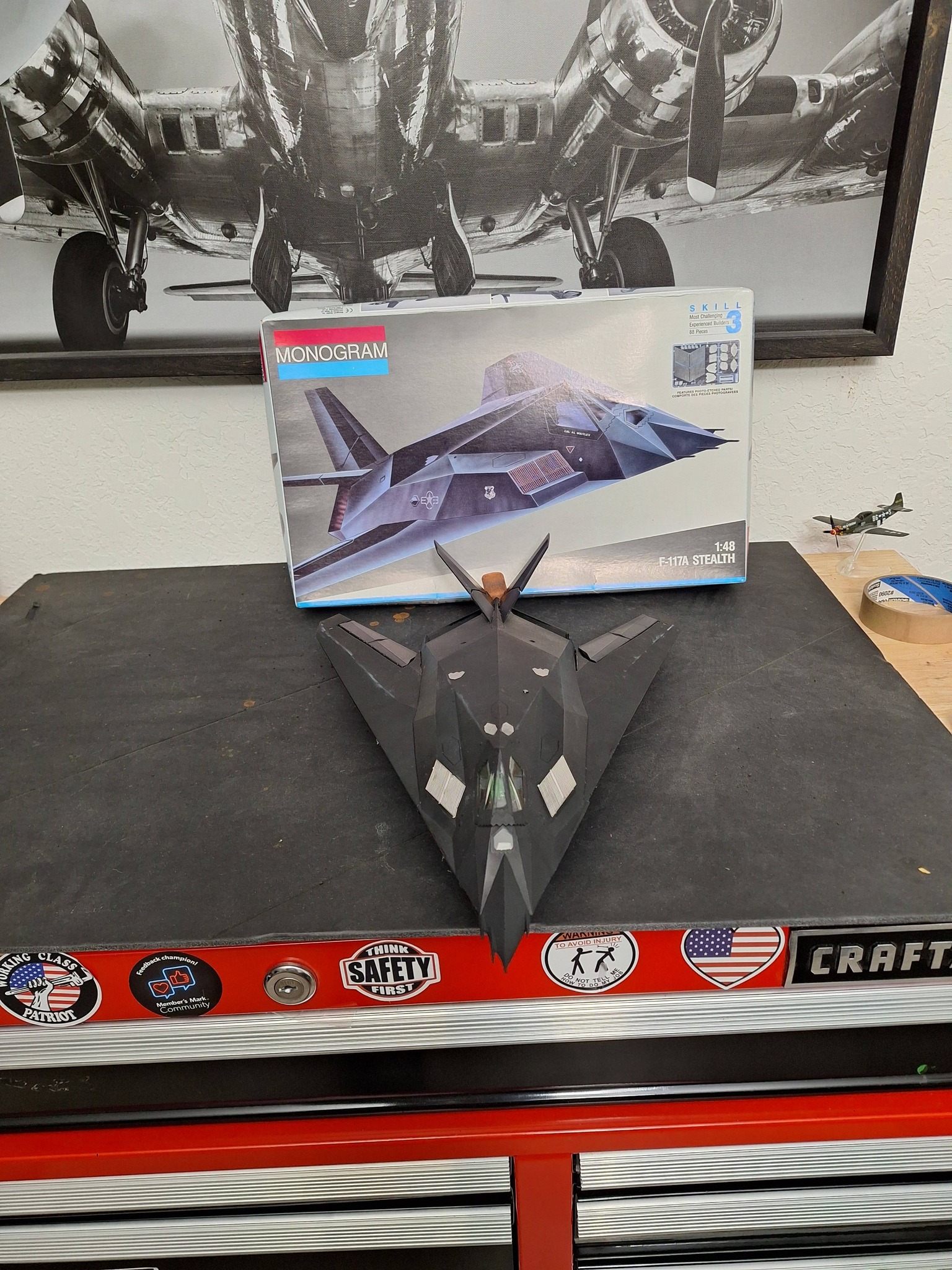 F-117 decals for 1/48 model aircraft