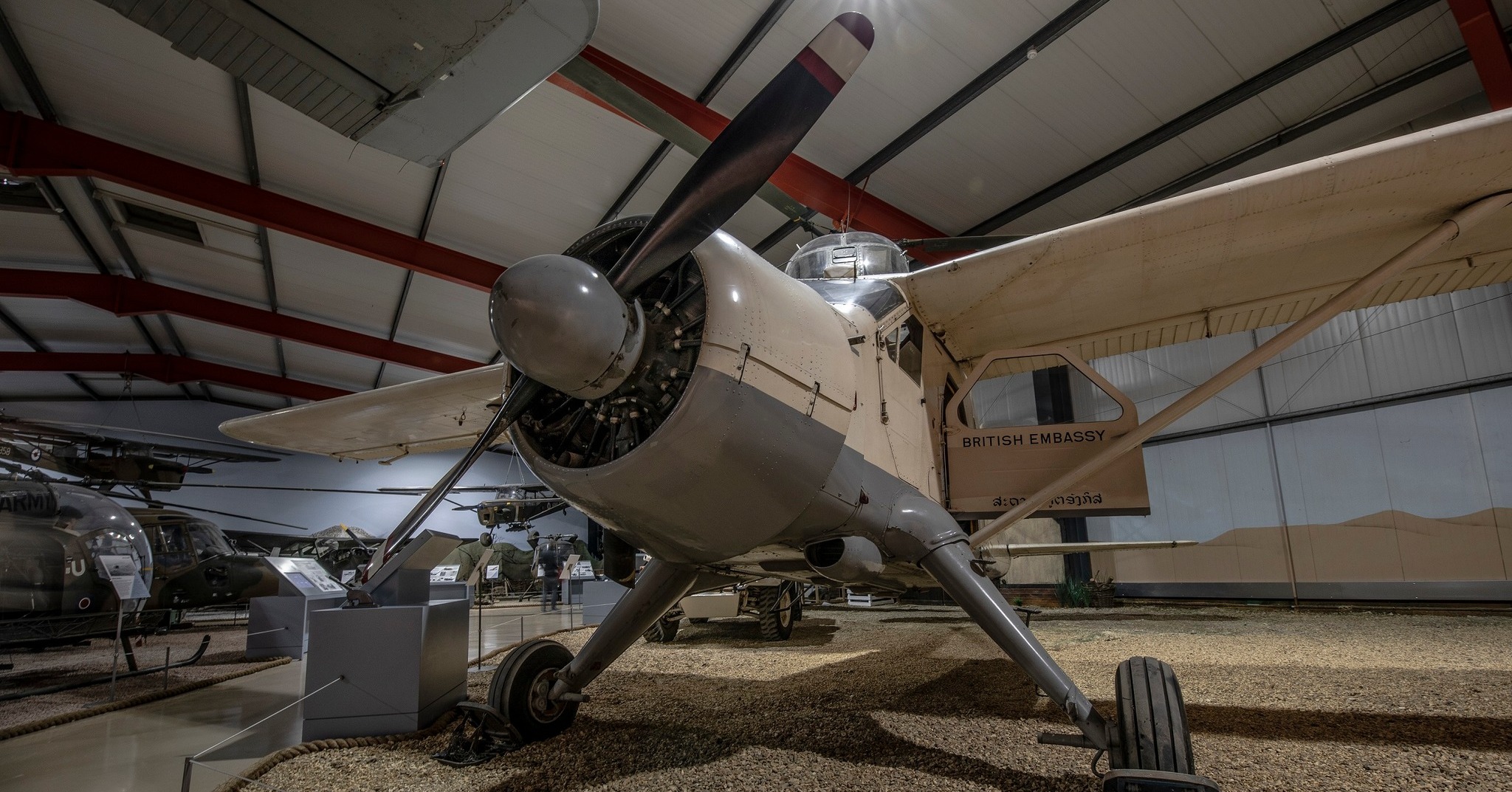 Army - A former French Army Gazelle flying into Wallop Wheels & Wings ...