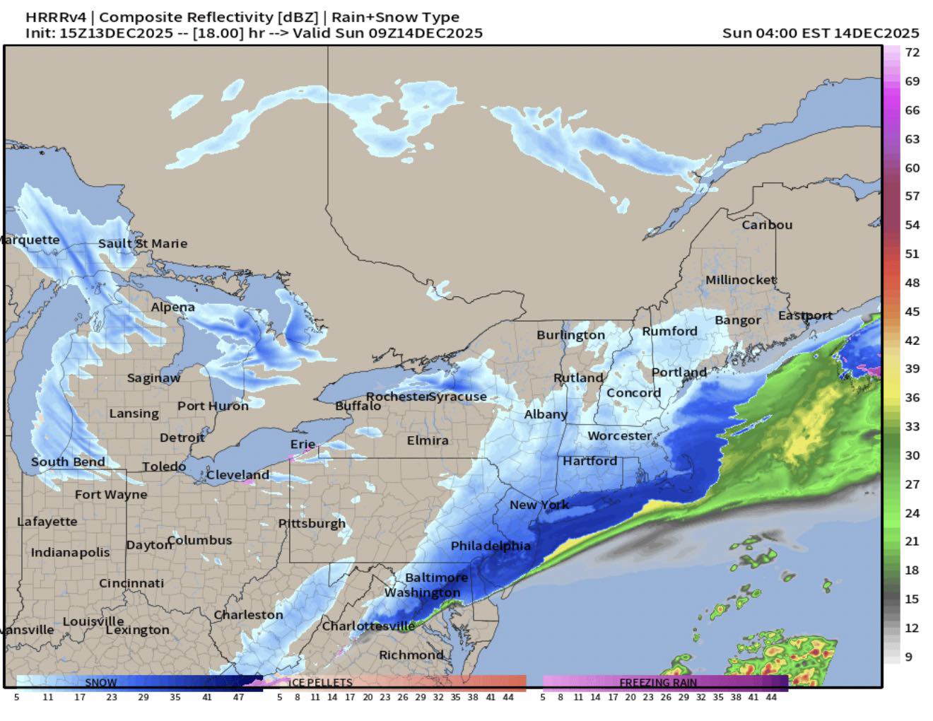 Impressive look for 4am tomorrow with... - Islandwide Weather | Facebook