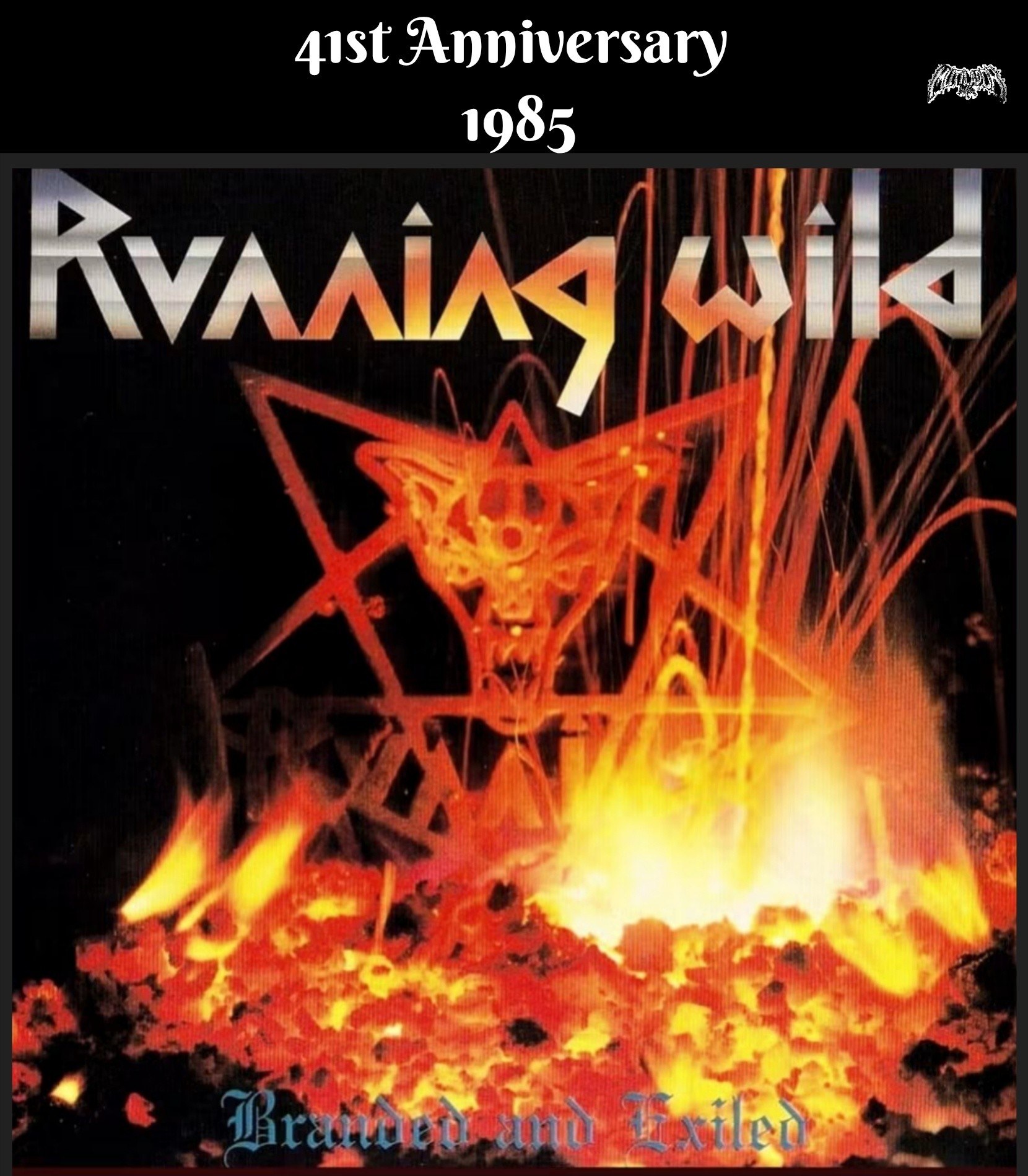 RUNNING WILD Branded and Exiled 1985 🔥🔥🔥🔥🔥 Recorded at