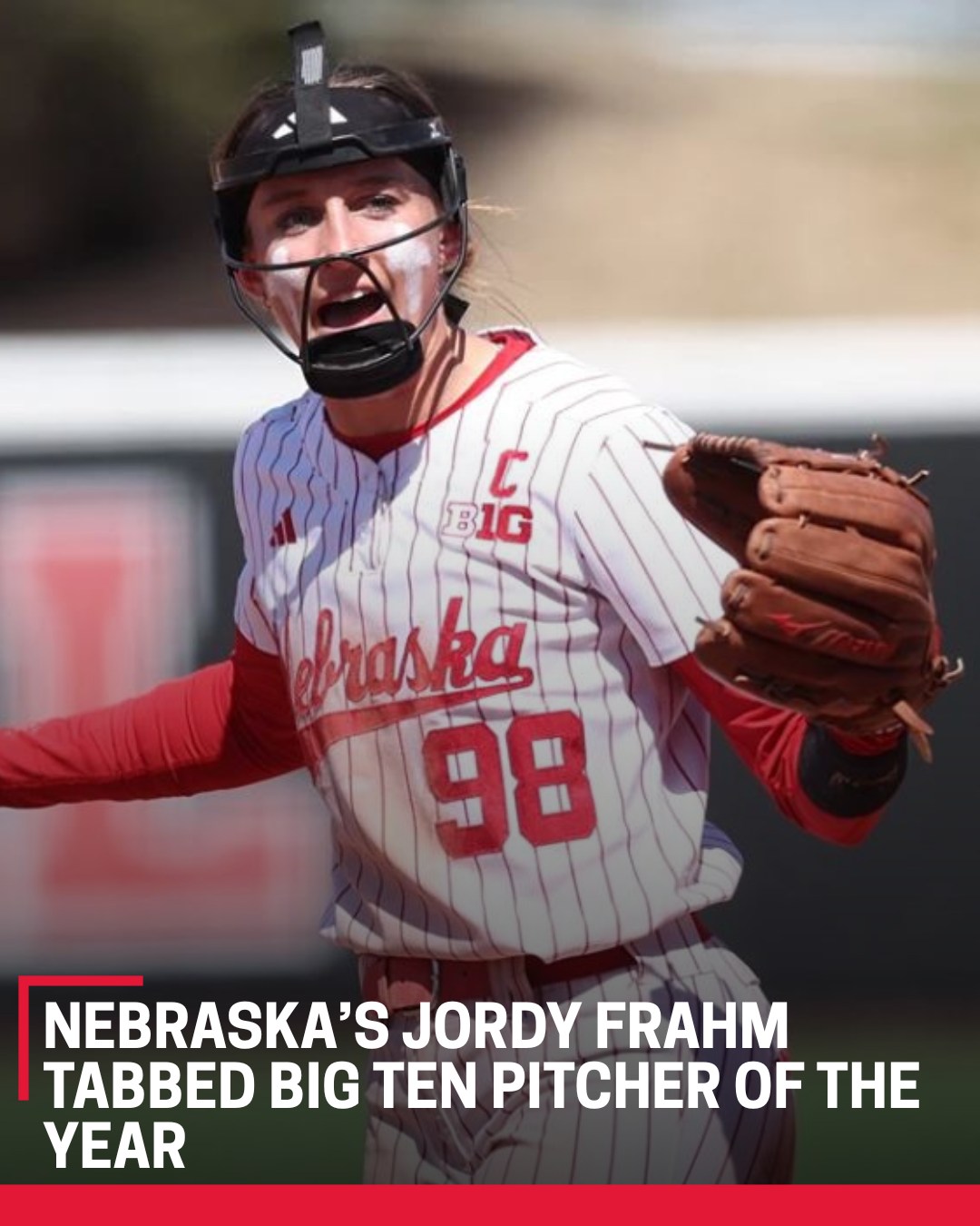 🏆Jordy Frahm named Big Ten Pitcher of the Year