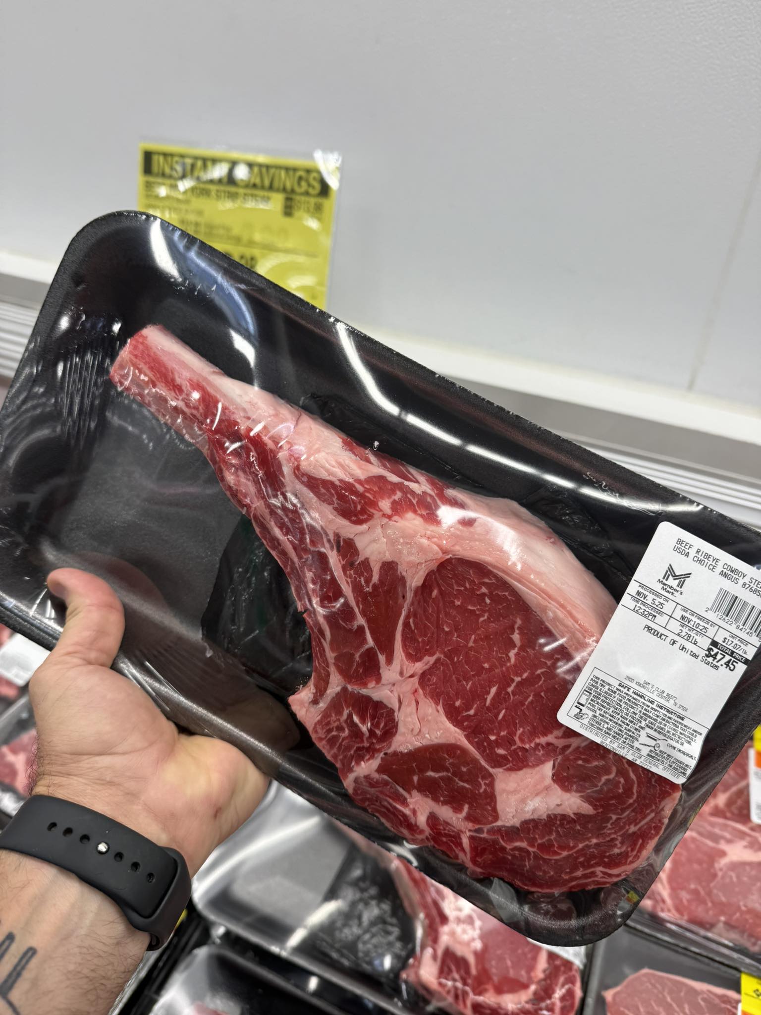 Chef - I am not sure why but these Cowboy Steak aka Tomahawk Ribeye is ...