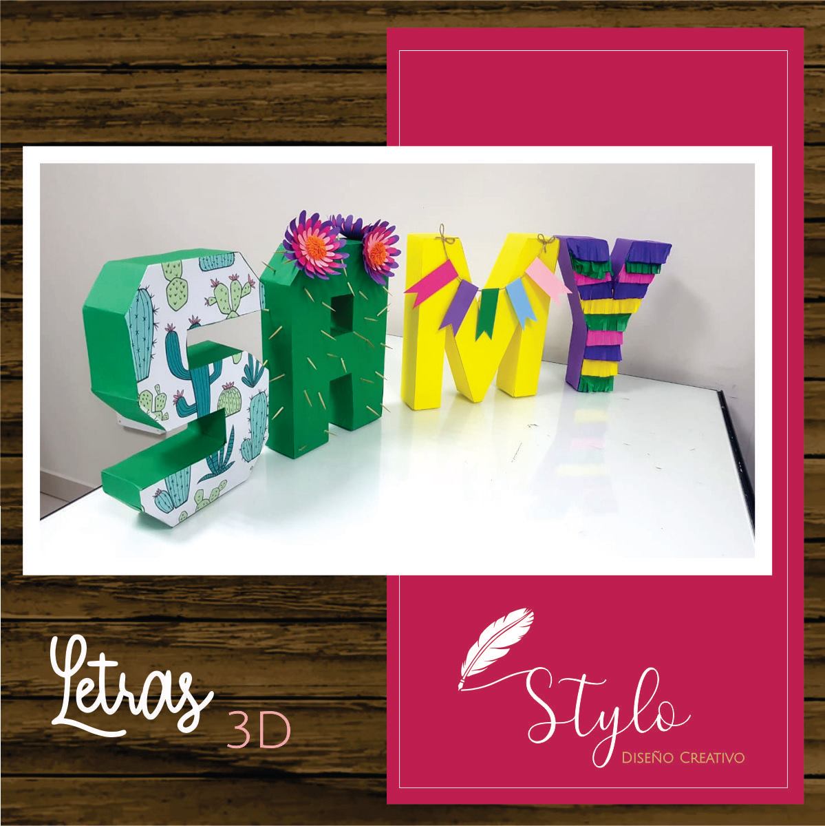 Les dejo estas bellas Letras 3D... - Stylo Diseño creativo | Facebook