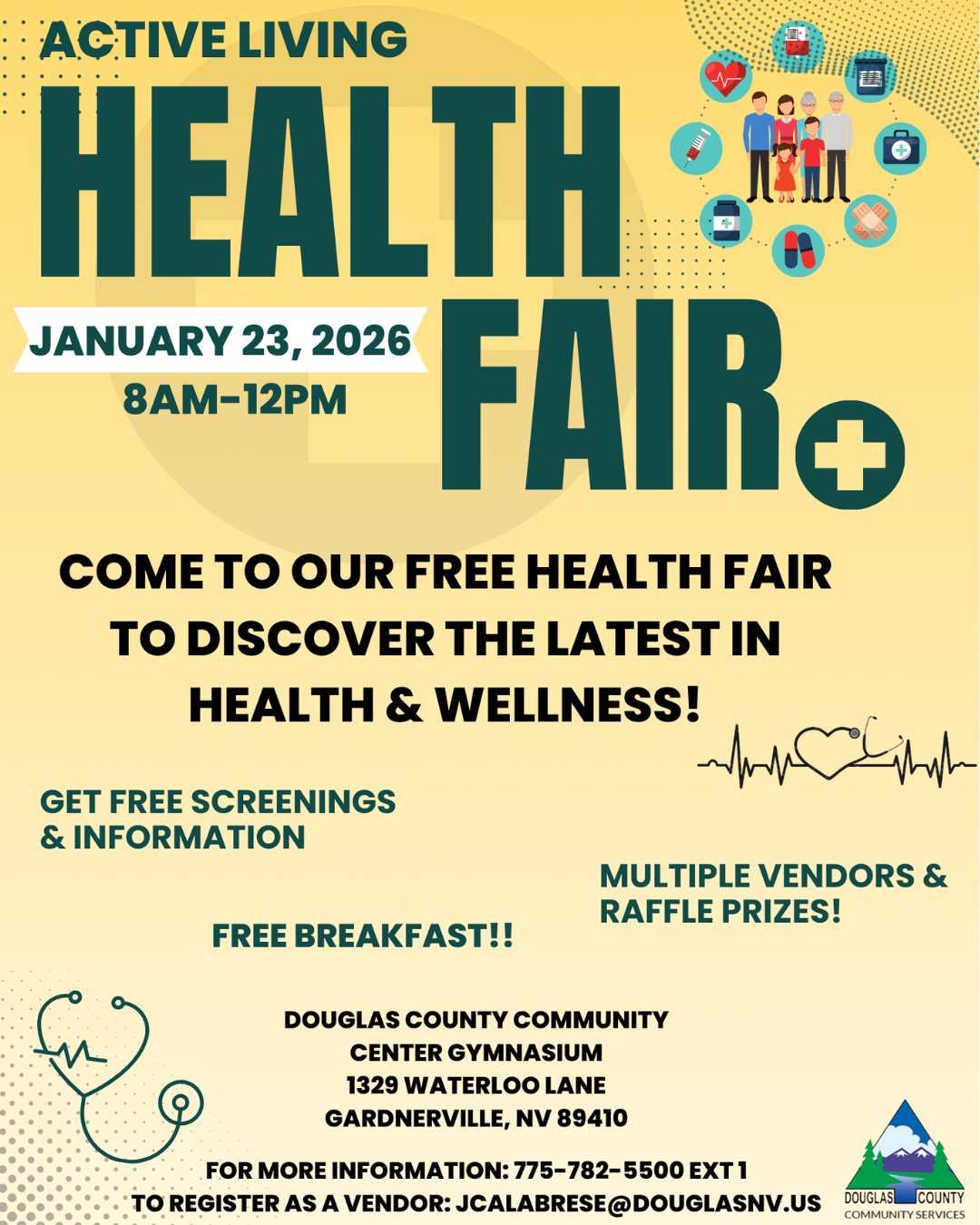 🌿 Active Living Health Fair 🌿... - Carson Valley Health | Facebook