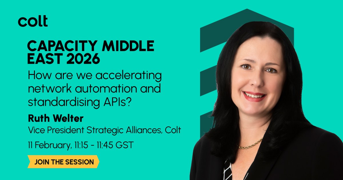 Colt - We’re excited to join Capacity Middle East 2026, connecting with ...
