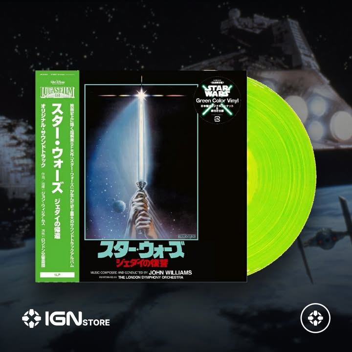 A limited-edition Japanese vinyl of the original soundtrack for