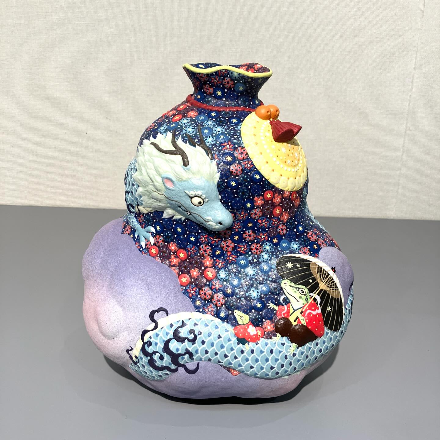 小林佐和子　練込小皿　うさぎと梟　現代アート　アンティーク 小林佐和子作陶展 －My Little Hero－ 2026年3月25日(水) ～ 2026年3月