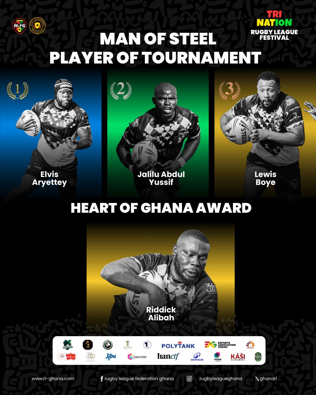🏆🔥 MEN OF STEEL🔥🏆 We... - Rugby League Federation Ghana | Facebook
