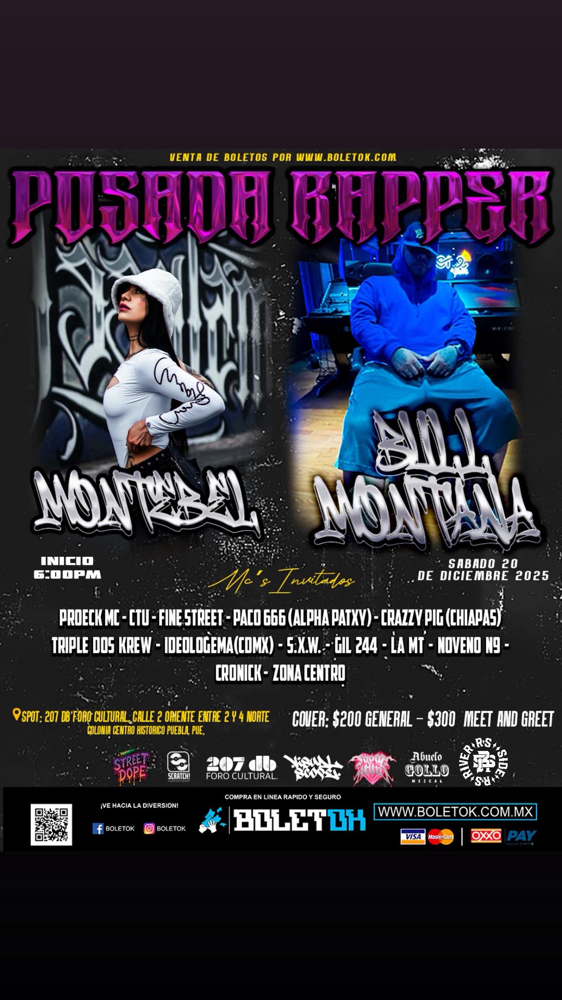 The River - Montebel Fernandez & Bull Montana POSADA RAPPER PUEBLA 2025 ...