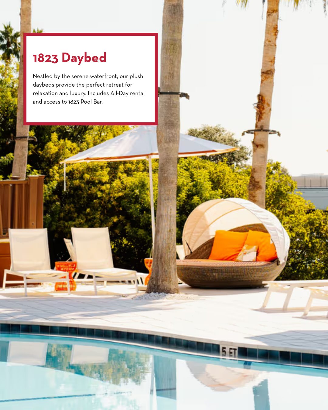 Why just visit the pool when you can claim your own private