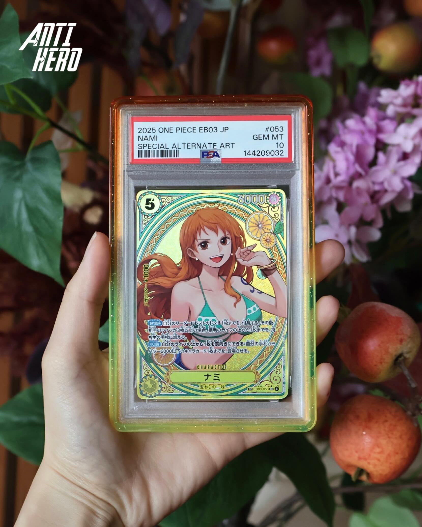 Nami (SP Ver.) (JP) PSA 10 One Piece • Heroines Edition SR • EB03 
