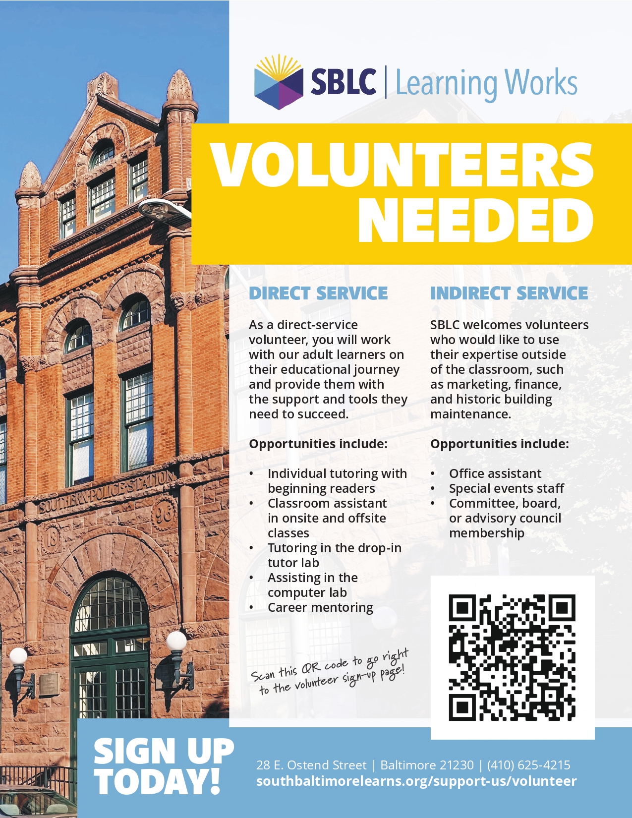 South Baltimore Learning Center | Baltimore MD
