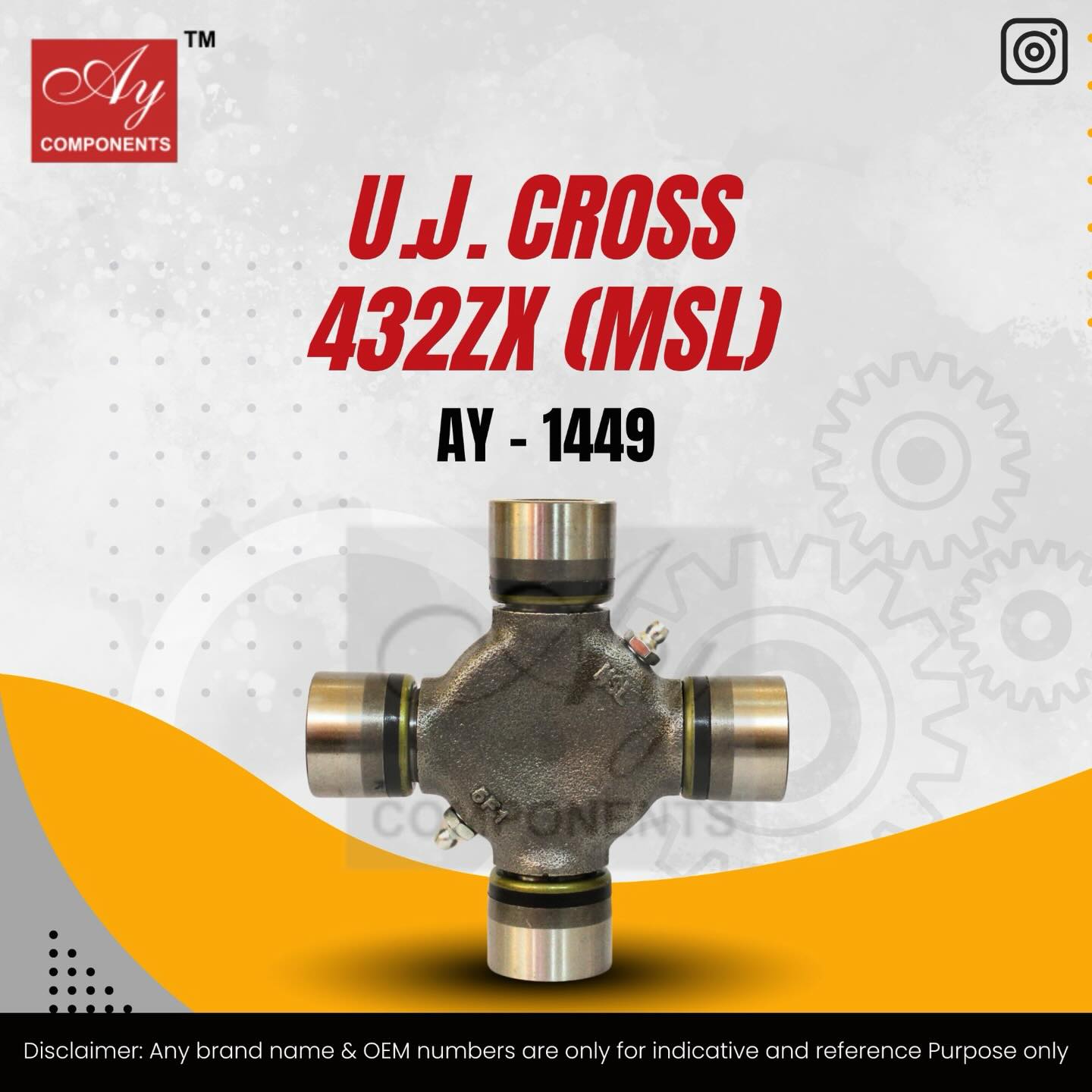 reom 914/30901 UJ CROSS KIT MSL 432ZX AY Trading Co. Your trusted