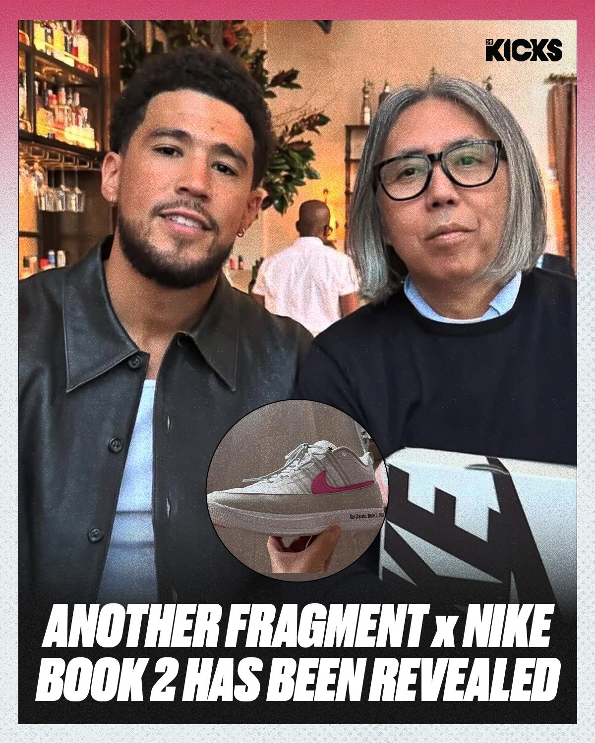Hiroshi Fujiwara revealed the white and pink Fragment Design x