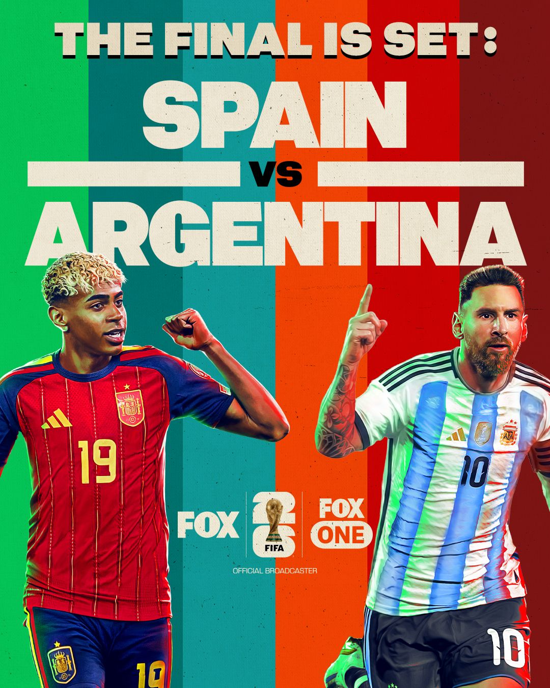 🇪🇸⚽️🇦🇷. Spain vs Argentina in the FIFA World Cup Final