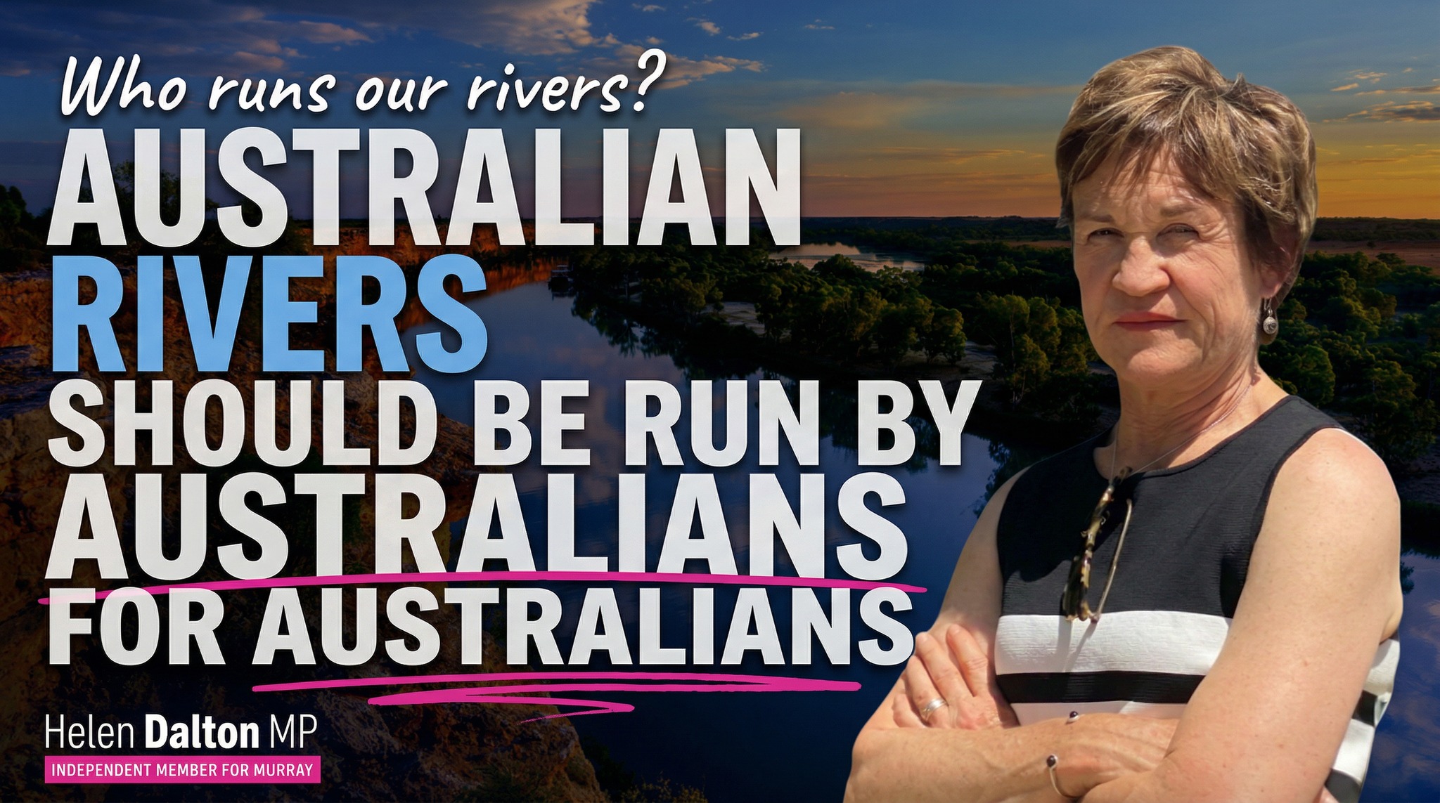 Helen - Who runs our rivers? Australia's river health is measured ...