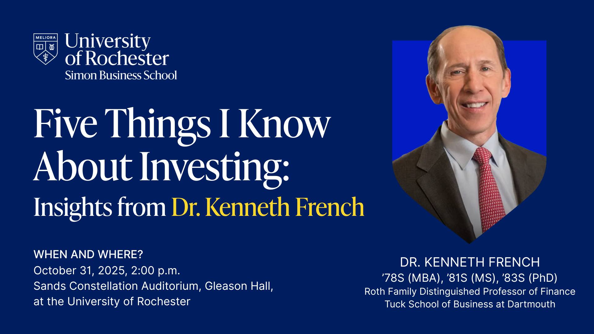 Simon - Simon Business School invites you to a special on-campus event ...