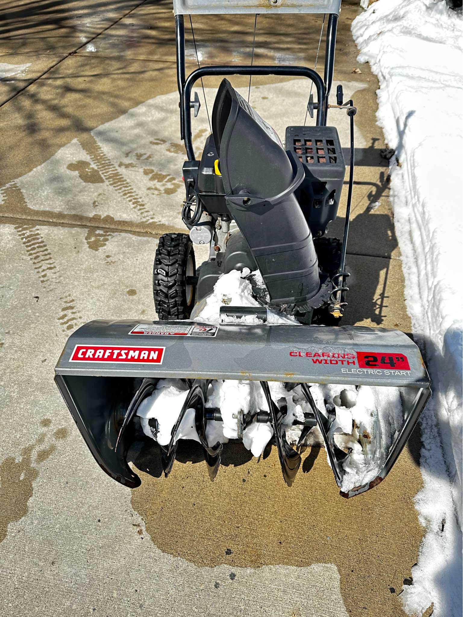 Best HD Pictures about  Craftsman Electric Start Snowblower  with No AI Images