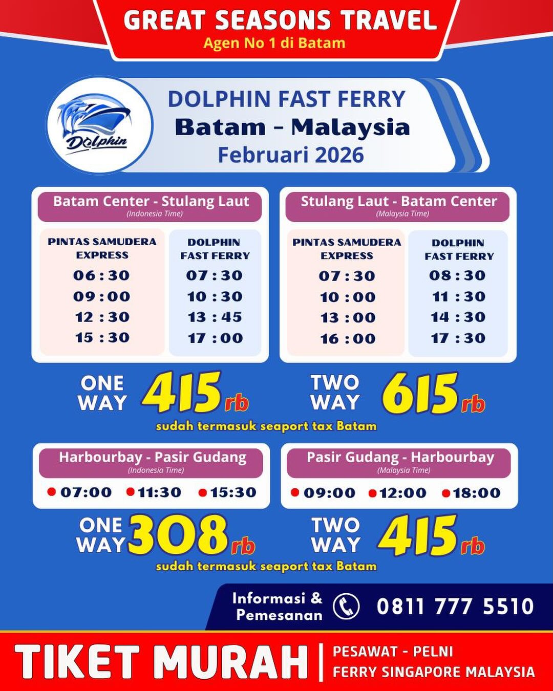 Great - Update Jadwal Ferry Dolphin Tersedia: ️ Tiket Pesawat Murah ⛴ ...