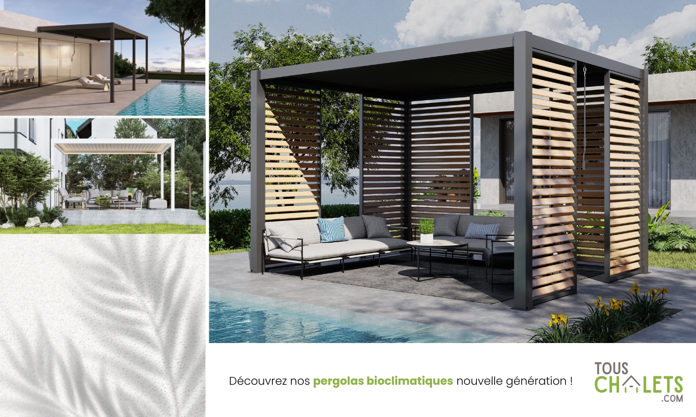 Touschalets - 🌿 Découvrez nos pergolas bioclimatiques haut... | Facebook
