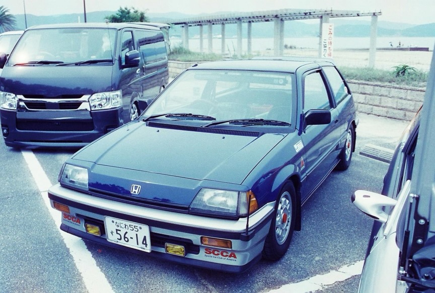 車体はEF9グランドシビック。 フェイスはCR-Xで無限フロントバンパー