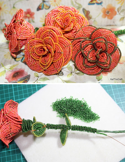 ?Wow! These beaded flowers are absolutely amazing! And they are a 