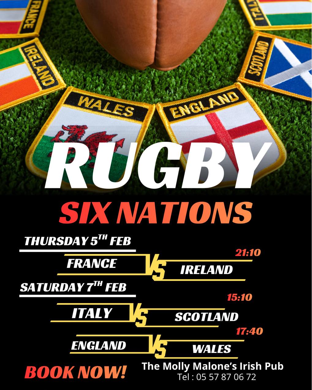 Molly - 🏉 Début du Tournoi des 6 Nations cette semaine ! 📅 Ce jeudi Le ...
