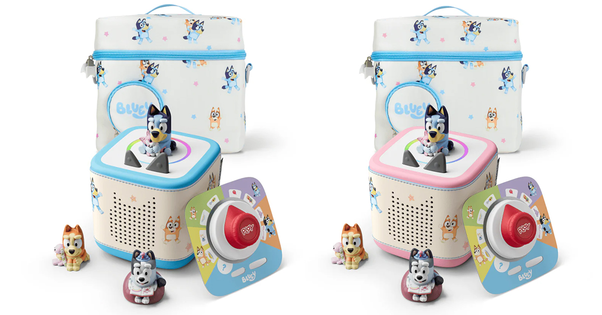Toniebox 2 – Boîte à Histoires Sans écran – Bluetooth, USB-C, 1-9 Ans – Bleu, Avec Tonie Rubie