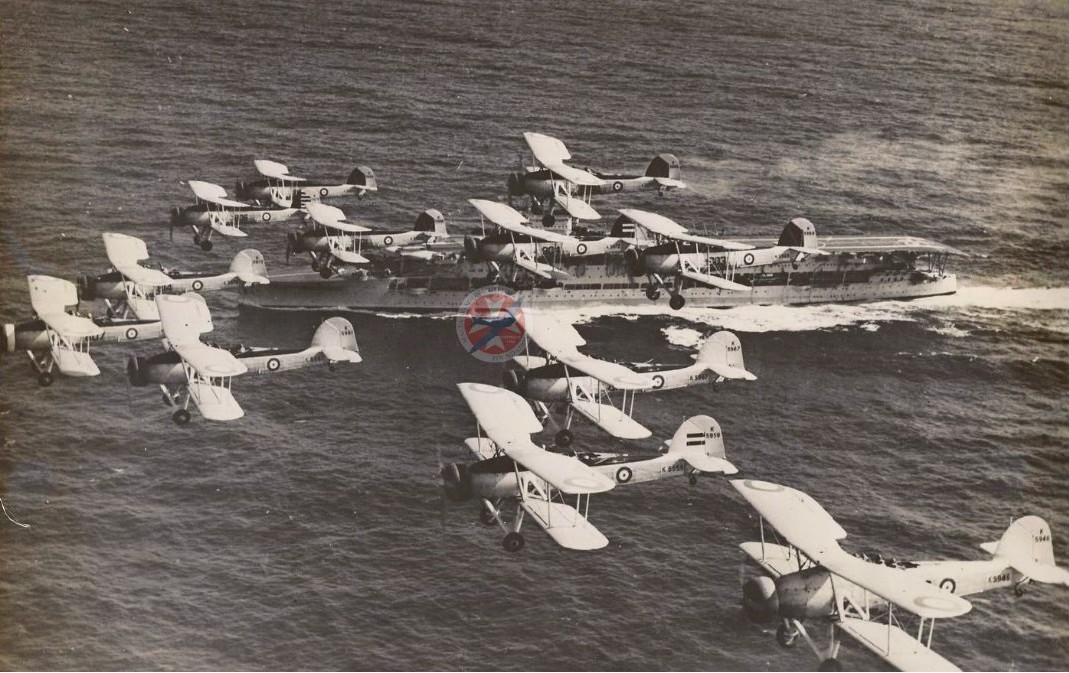 My - A photograph of one of the three Fairey Swordfish squadrons ...