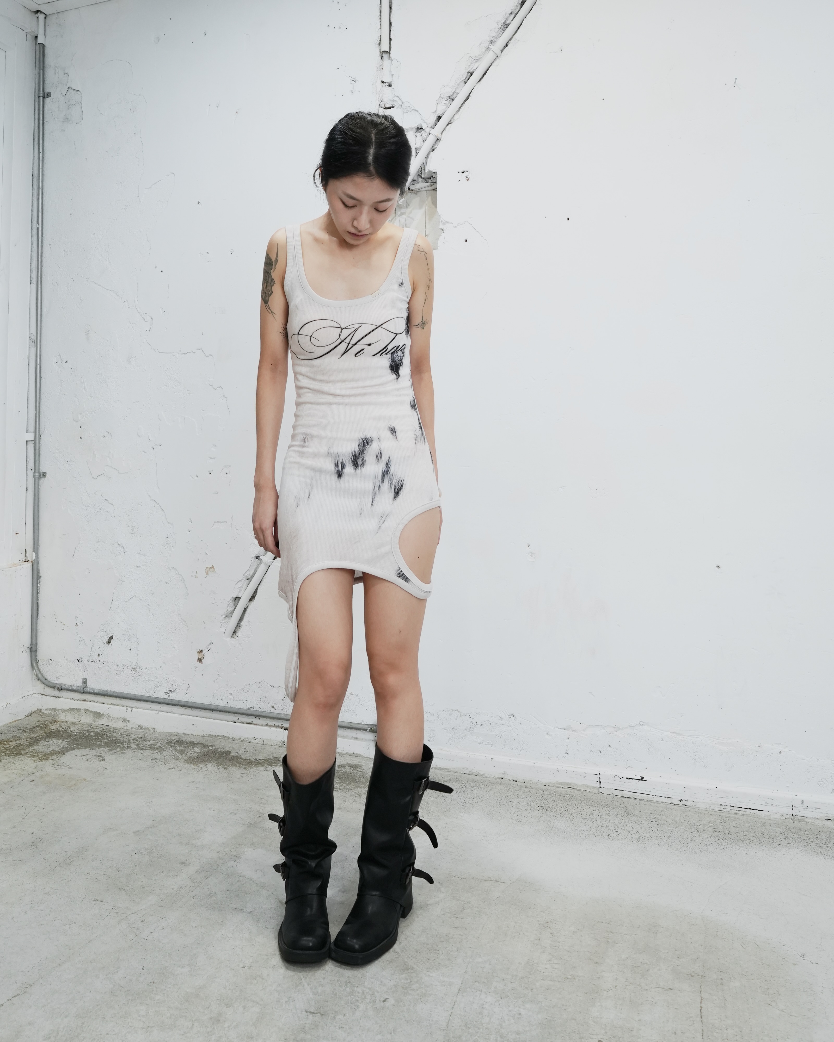 トップス BONNAE 26SS Asymmetric dress bonnae bonnae Asymmetric dress (Ivory) Available in store/ online