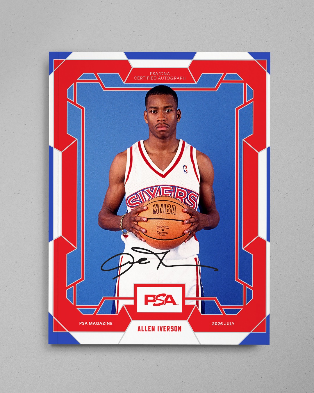 Iverson signs, Kobe soars, Shaq dunks, and Jordan drives for an