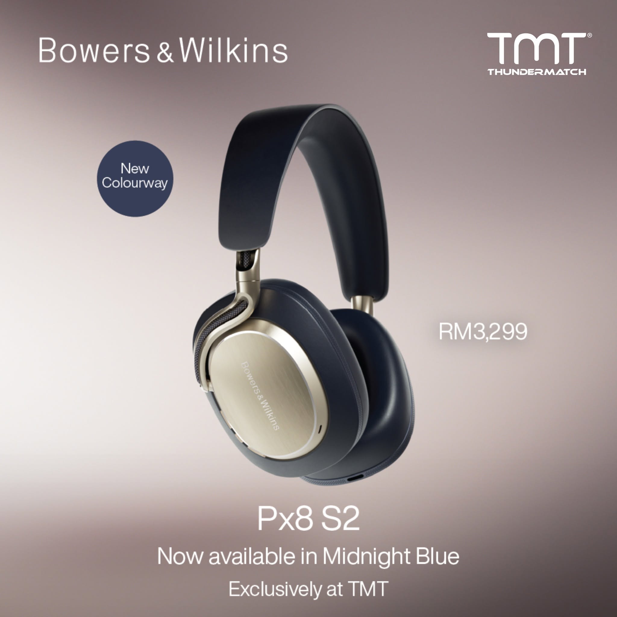 Meet the new Bowers & Wilkins Px8 S2 Midnight Blue 💙 Experience