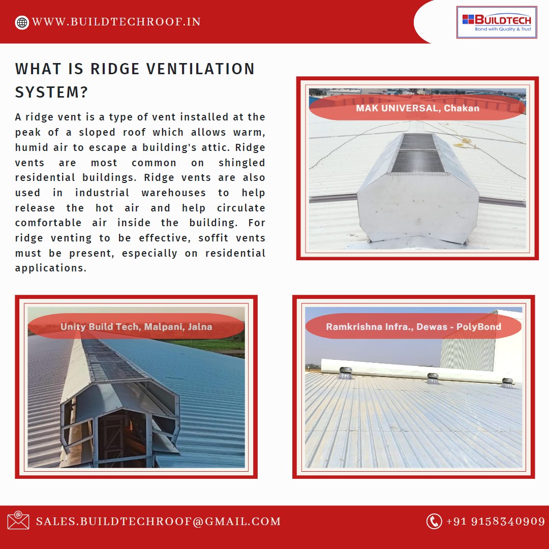 What is a ridge ventilation... - Buildtech Roofing Solutions